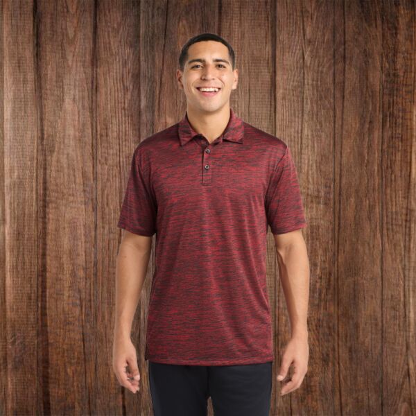 ST590 Adult Electric Heather Polo Thumbnail